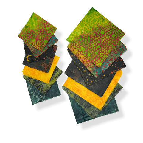 Designs of colorful beeswax food wraps